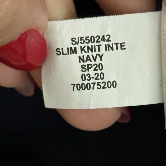 Banana Republic Blazer Men 42R Slim Fit Navy Blue Suit Jacket Sport Coat Stretch - Picture 9 of 16